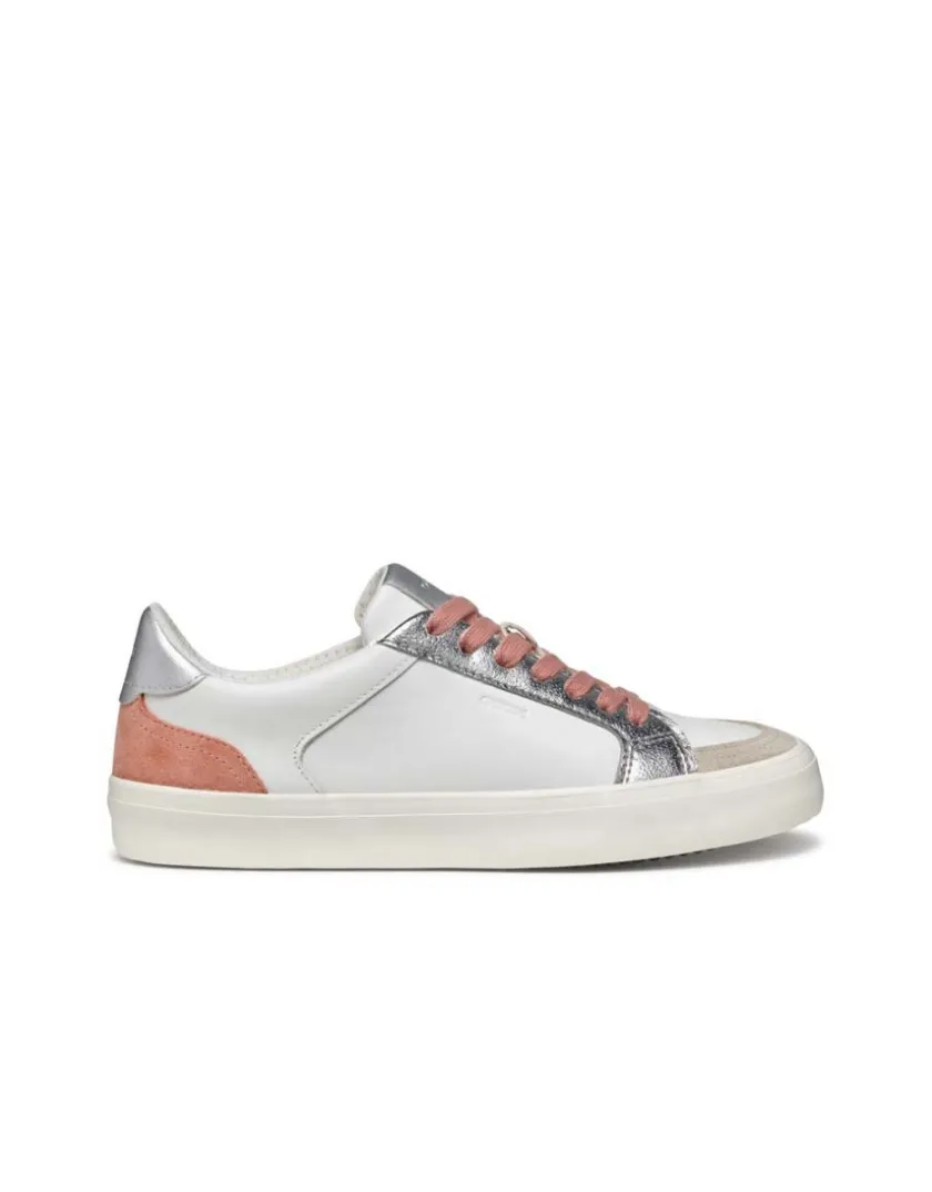 Online Basket basse cuir argent GEOX Baskets