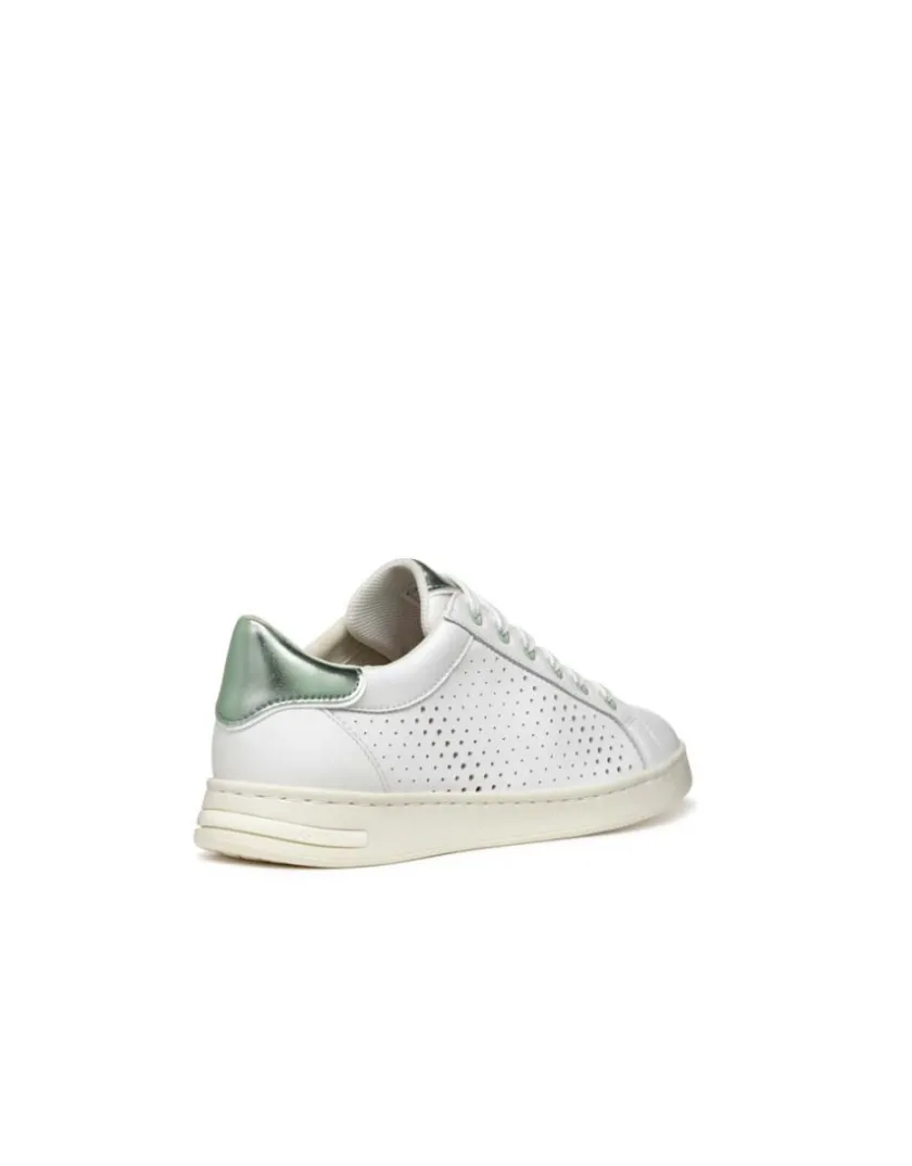 Sale Baskets cuir ajouré blanc GEOX Baskets