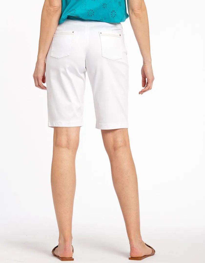 Fashion Bermuda coton blanc Shorts & Bermudas|Pantalons