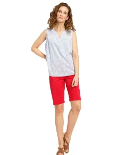 Fashion Bermuda rouge stretch Shorts & Bermudas