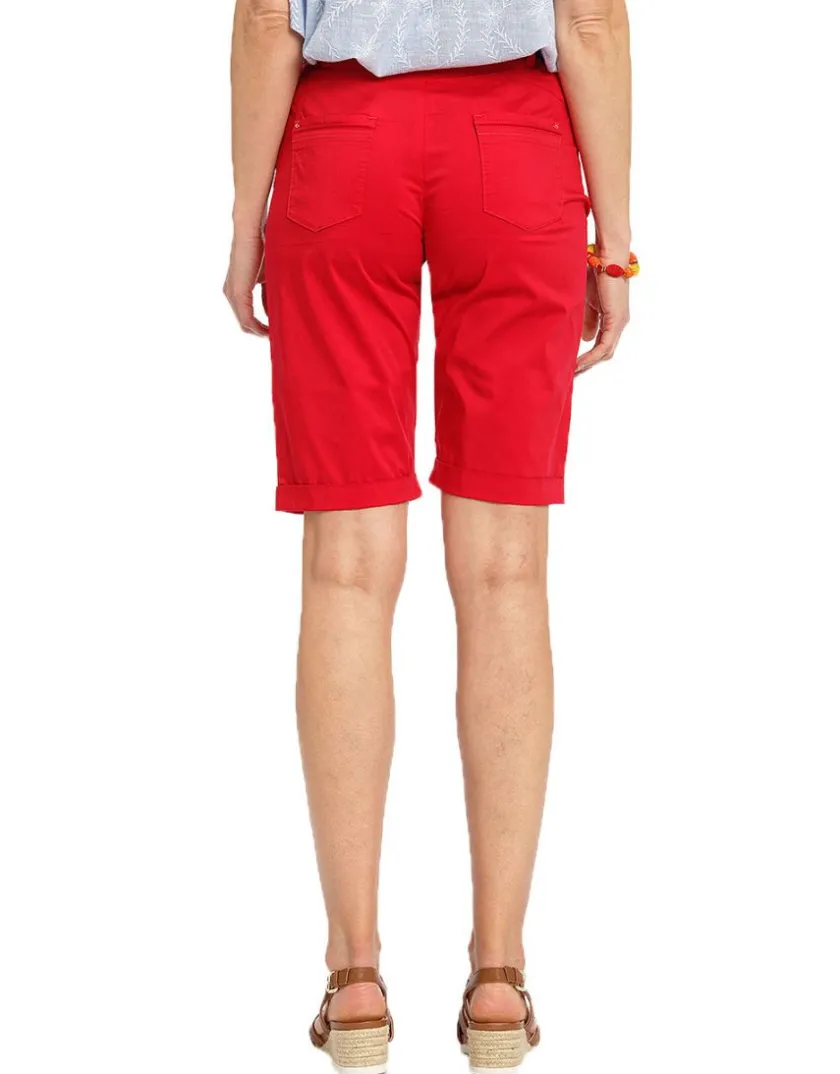 Fashion Bermuda rouge stretch Shorts & Bermudas