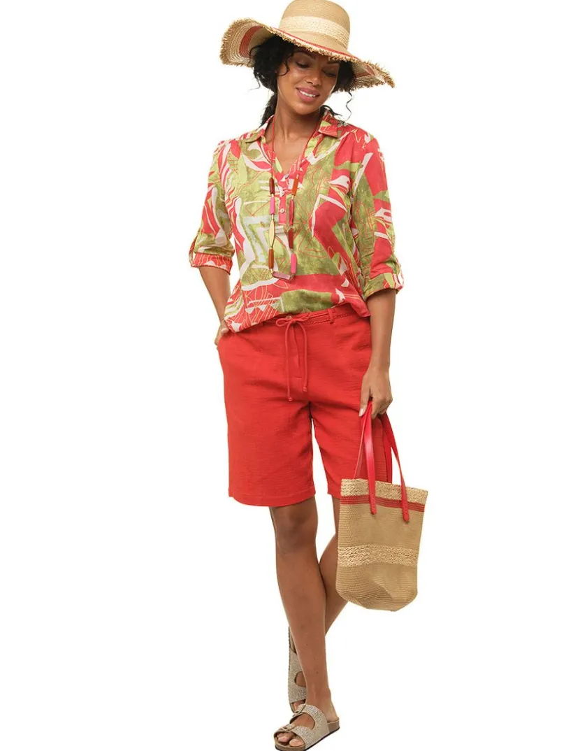 Clearance Bermuda terracotta coton Shorts & Bermudas