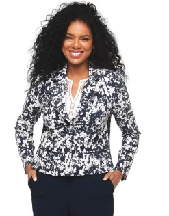 Sale Blazer imprimé marine Habillées|Vestes