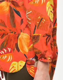 Fashion Blouse 100% coton orange Chemisiers & Blouses|Hauts