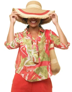 Sale Blouse 100% coton vert Chemisiers & Blouses|Hauts