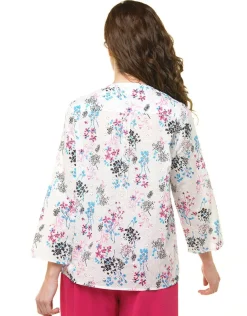Sale Blouse blanche broderies Chemisiers & Blouses|Hauts