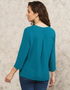 Sale Blouse bleu chic Chemisiers & Blouses|Hauts
