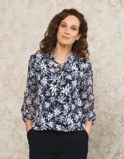 Best Blouse bleu fleuri Chemisiers & Blouses|Hauts