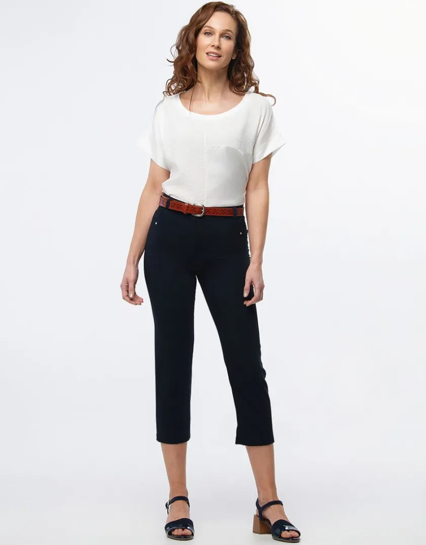 Discount Blouse chic bi-matière Chemisiers & Blouses|Hauts