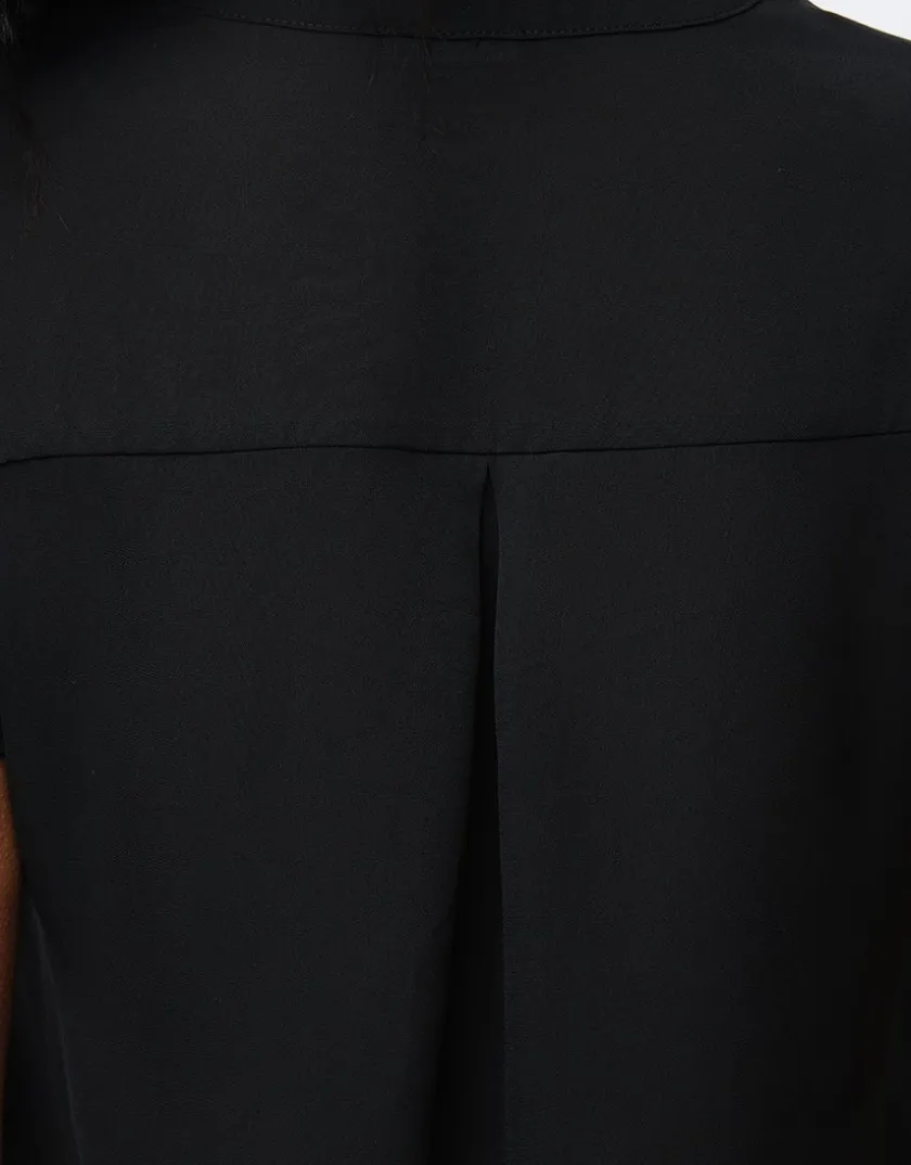 Clearance Blouse chic noir Chemisiers & Blouses|Hauts
