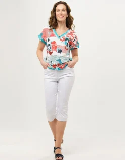 New Blouse col V fleurie Chemisiers & Blouses|Hauts