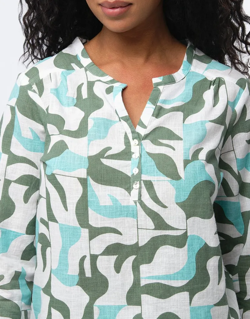 Best Blouse coton imprimé Chemisiers & Blouses|Hauts