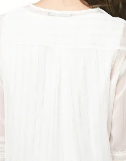 Outlet Blouse écrue chic Chemisiers & Blouses|Hauts