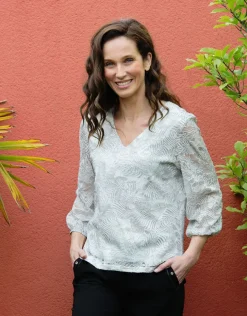 Sale Blouse gris argenté Chemisiers & Blouses|Hauts
