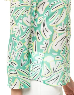 Fashion Blouse imprimé vert clair Chemisiers & Blouses|Hauts