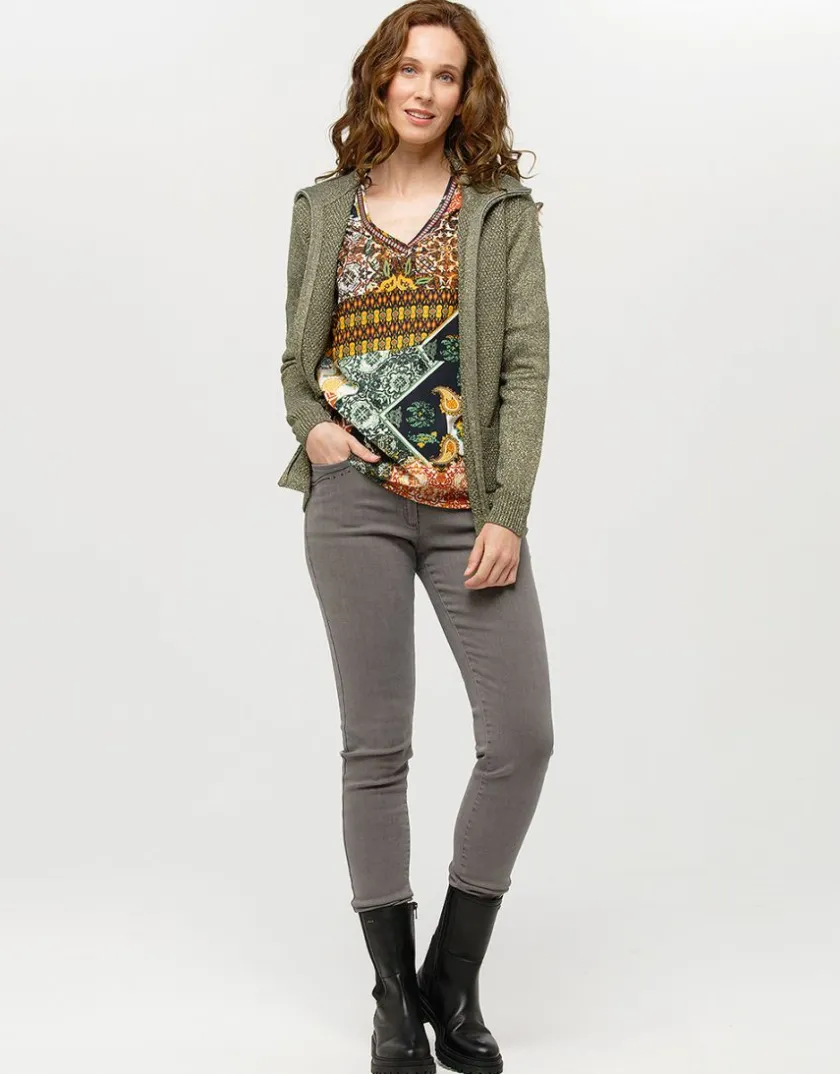 Best Blouse imprimée kaki Chemisiers & Blouses|Hauts