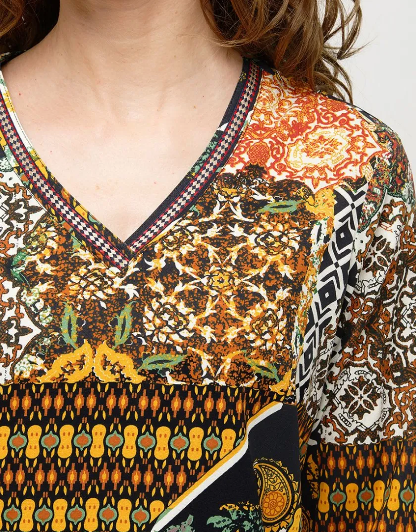 Best Blouse imprimée kaki Chemisiers & Blouses|Hauts
