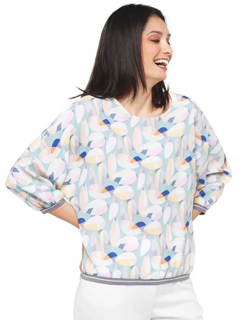 Clearance Blouse imprimée pastel Chemisiers & Blouses|Hauts
