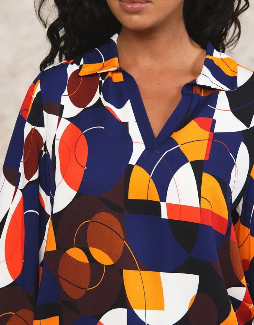Best Blouse motif bleu Chemisiers & Blouses|Hauts