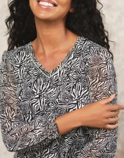 New Blouse motif noir blanc Chemisiers & Blouses|Hauts