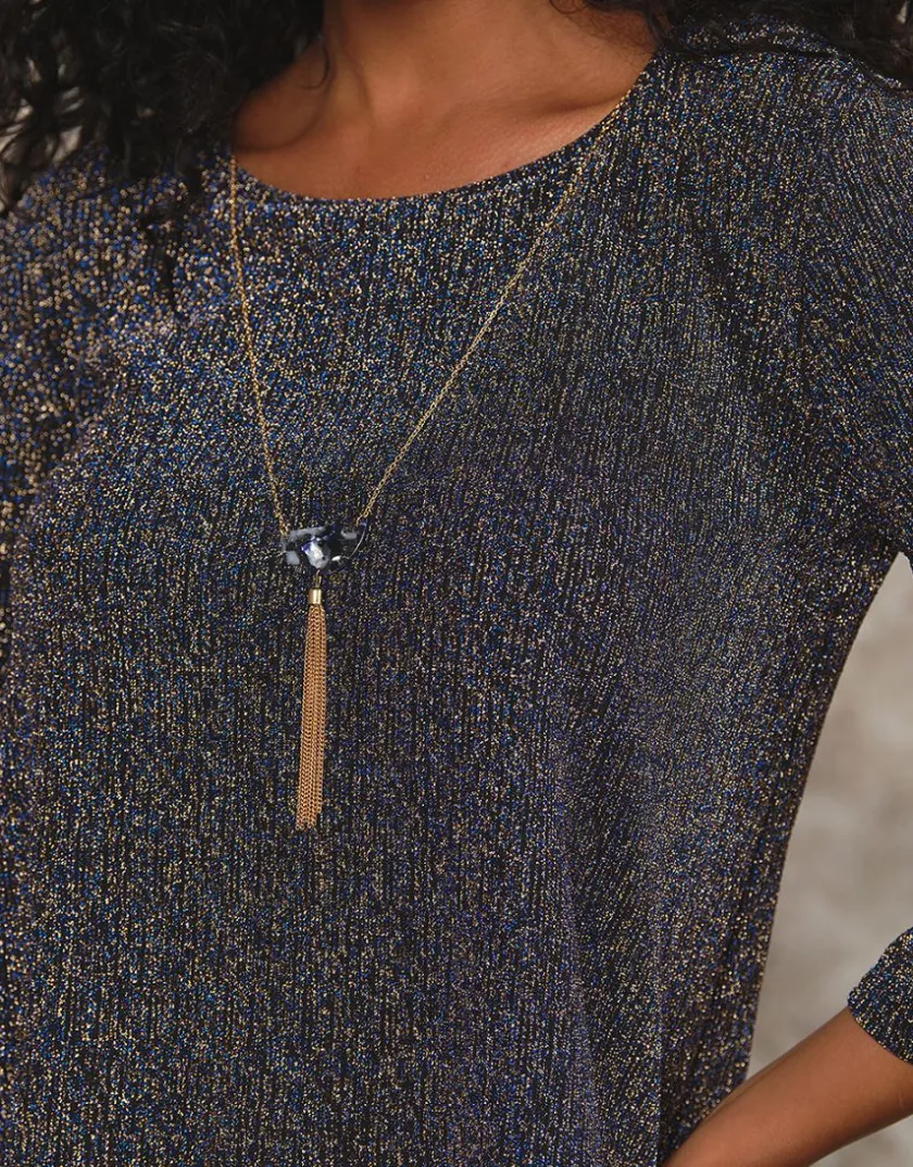 Best Blouse pailletée nuit Chemisiers & Blouses|Hauts