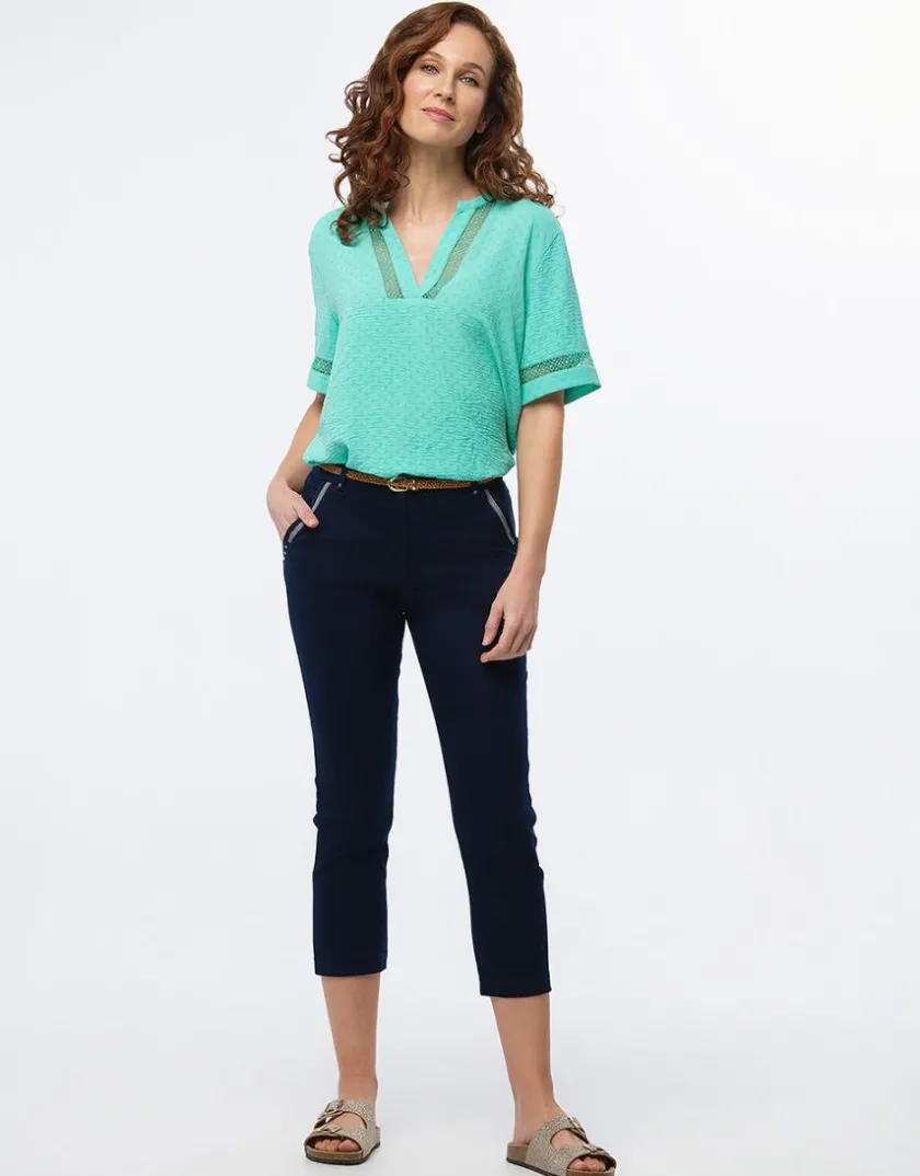 Outlet Blouse vert menthe Chemisiers & Blouses|Hauts