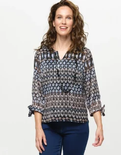 Hot Blouse voile beige Chemisiers & Blouses|Hauts