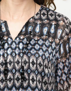 Hot Blouse voile beige Chemisiers & Blouses|Hauts