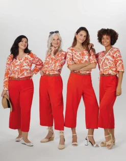 Best Blouse voile orange Chemisiers & Blouses|Hauts
