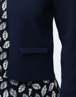 Sale Boléro en maille marine Gilets|Pulls