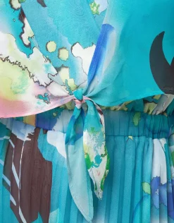 Online Boléro imprimé bleu Chemisiers & Blouses|Hauts