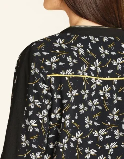 Clearance Bombers imprimé noir Casual|Vestes