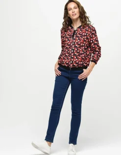 Fashion Bombers imprimé rouge Casual|Vestes