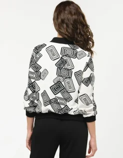 Online Bombers motif graphique Habillées|Vestes