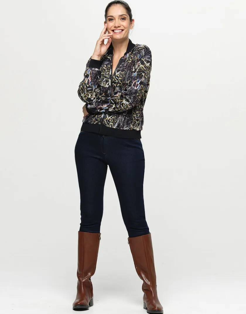New Bombers résille imprimé Casual|Vestes