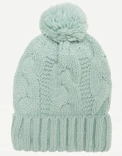 Outlet Bonnet vert pompon Accessoires