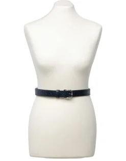 Hot Ceinture cuir marine Maroquinerie|Accessoires