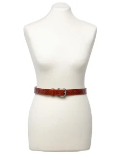 Online Ceinture cuir marron Maroquinerie|Accessoires