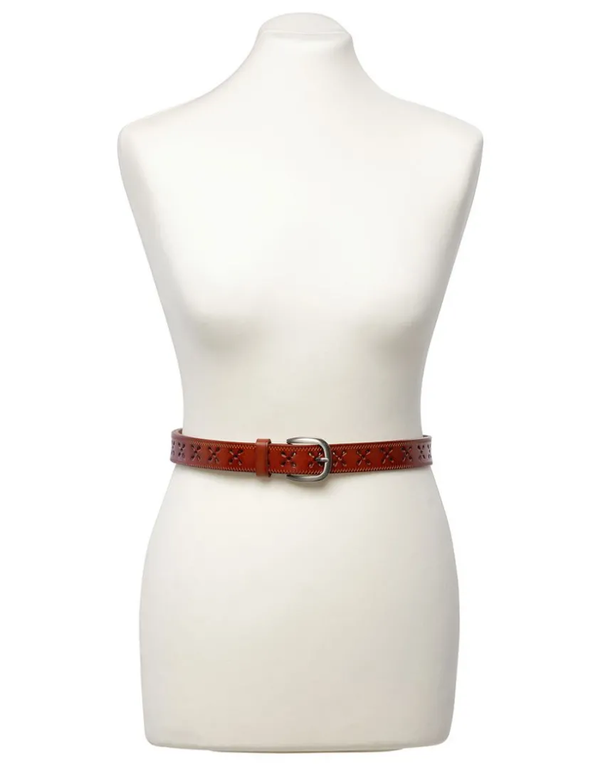 Online Ceinture cuir marron Maroquinerie|Accessoires