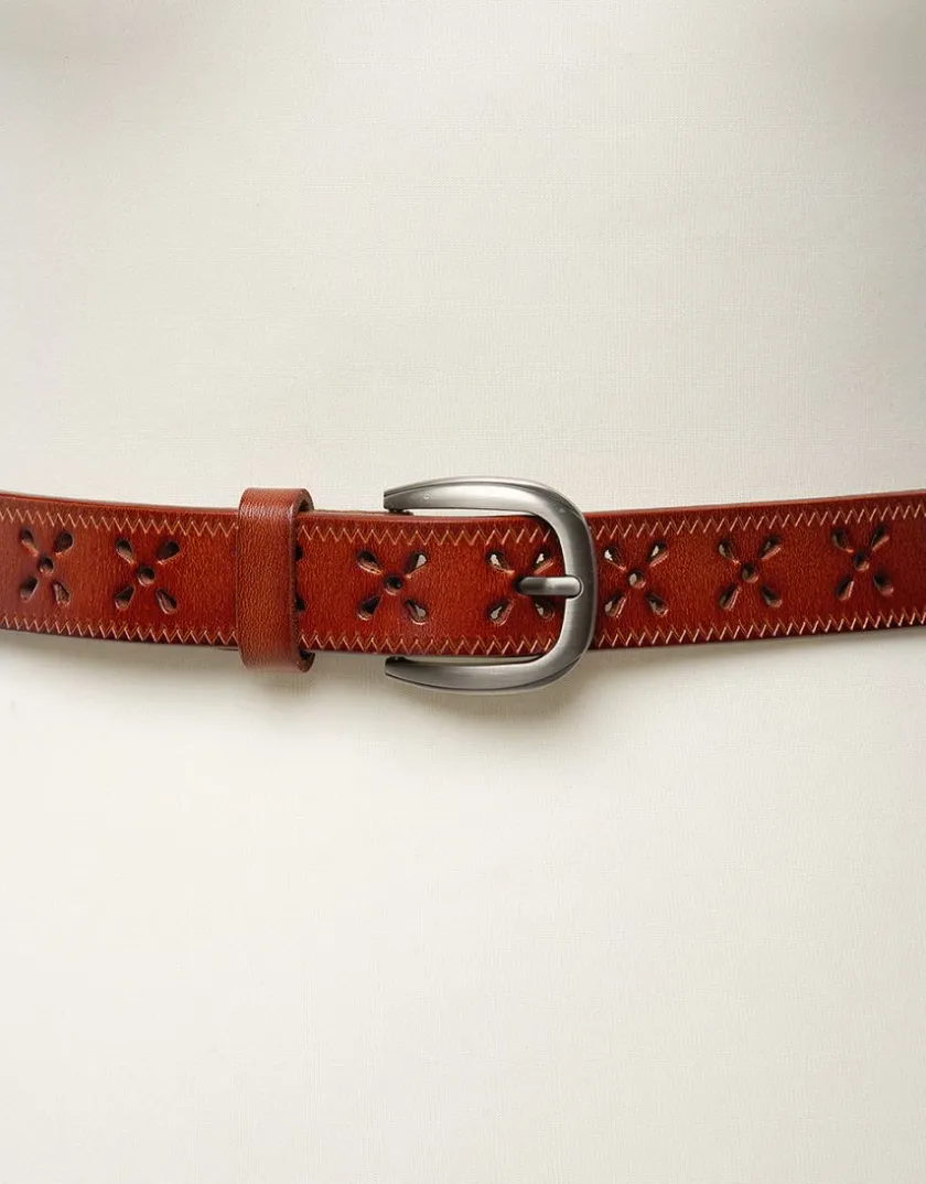 Online Ceinture cuir marron Maroquinerie|Accessoires