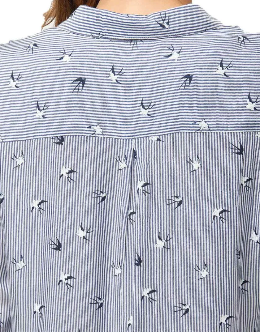 Hot Chemise rayée hirondelles Chemisiers & Blouses|Hauts