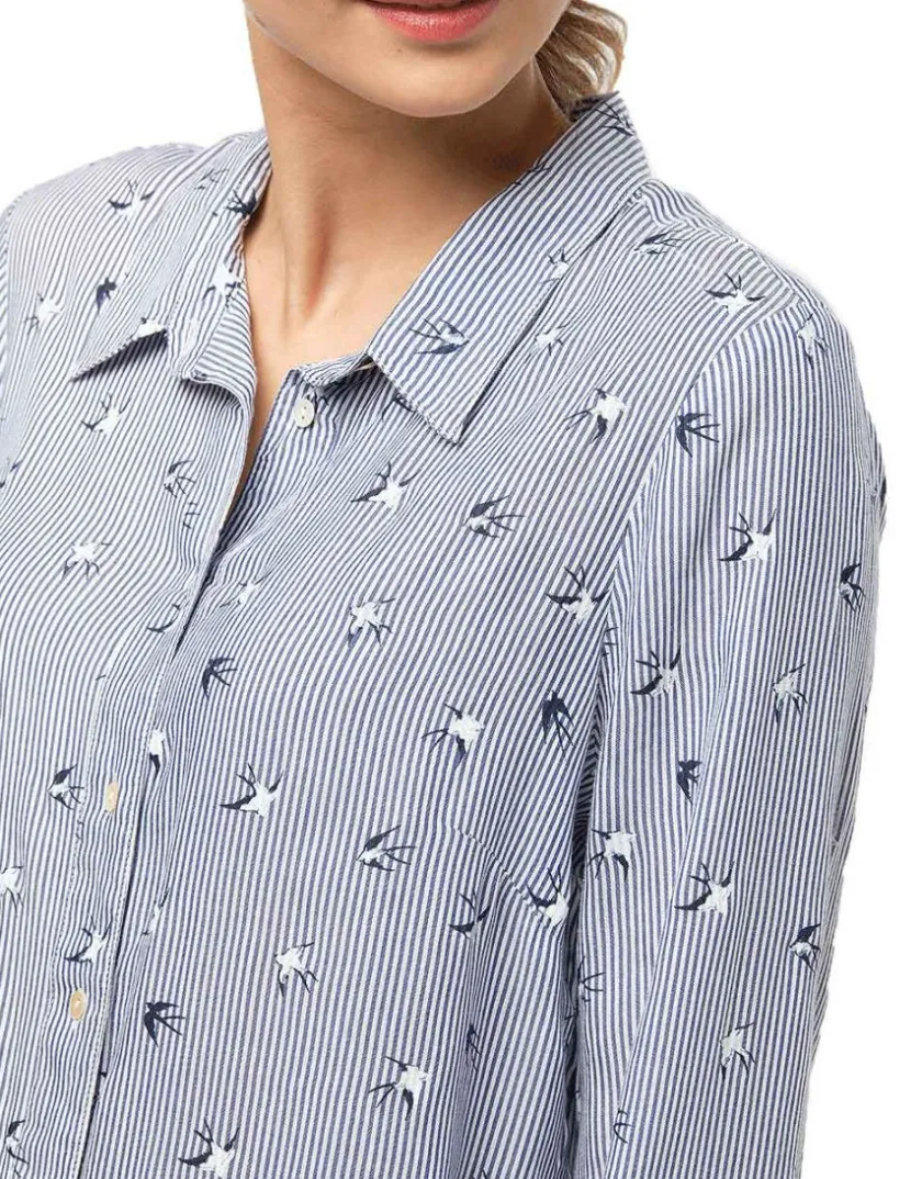Hot Chemise rayée hirondelles Chemisiers & Blouses|Hauts