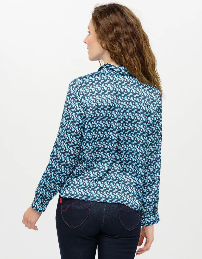 Best Chemisier bleu pop Chemisiers & Blouses|Hauts