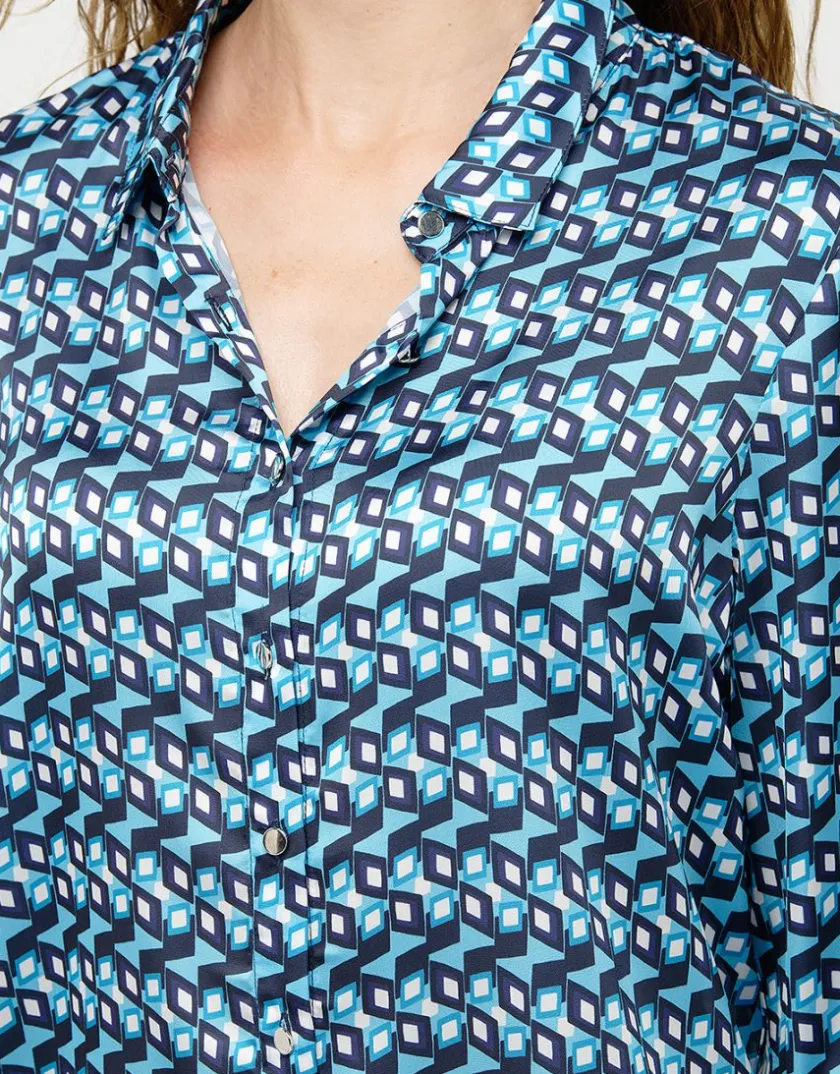 Best Chemisier bleu pop Chemisiers & Blouses|Hauts