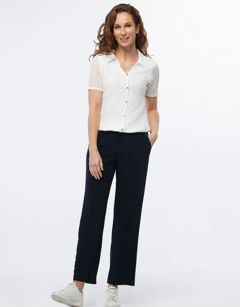 Online Chemisier dentelle écru Chemisiers & Blouses|Hauts
