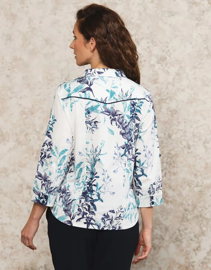 Online Chemisier fleuri coton Chemisiers & Blouses|Hauts