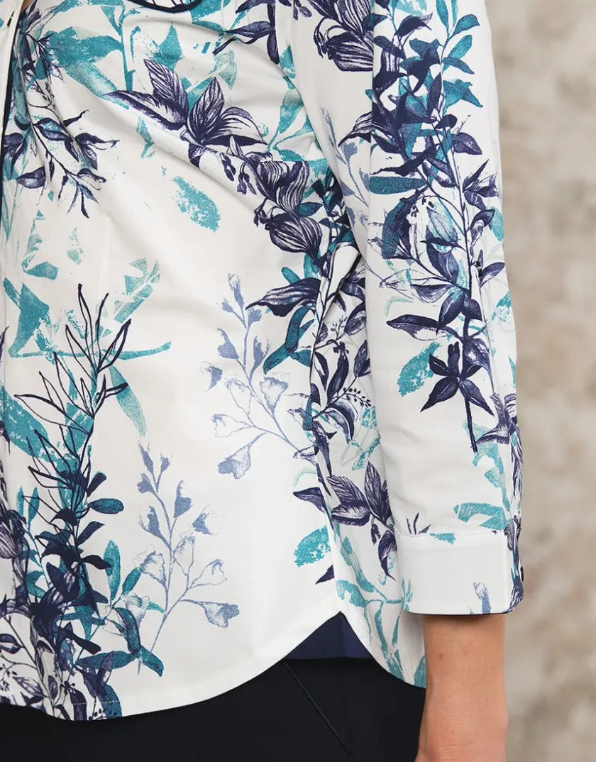 Online Chemisier fleuri coton Chemisiers & Blouses|Hauts