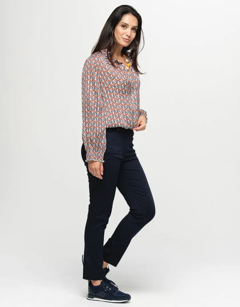 Clearance Chemisier fluide imprimé Chemisiers & Blouses|Hauts