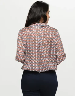 Clearance Chemisier fluide imprimé Chemisiers & Blouses|Hauts