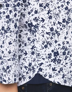 Clearance Chemisier imprimé bleu Chemisiers & Blouses|Hauts